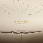 Jumbo Classic Double Flap Bag Cream Caviar Gold Hardware