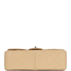 Jumbo Classic Double Flap Bag Light Beige Caviar Silver Hardware