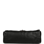 Maxi "Crush" Reissue 225 2.55 Double Flap Bag Black Lambskin Gold Hardware