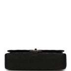 Medium Classic Double Flap Black Caviar Silver Hardware