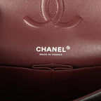 Medium Classic Double Flap Black Caviar Silver Hardware
