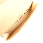Medium Classic Double Flap Beige Clair Caviar Gold Hardware