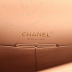 Medium Chevron Reissue 226 2.55 Double Flap Bag Beige Aged Calfskin Antique Gold Hardware