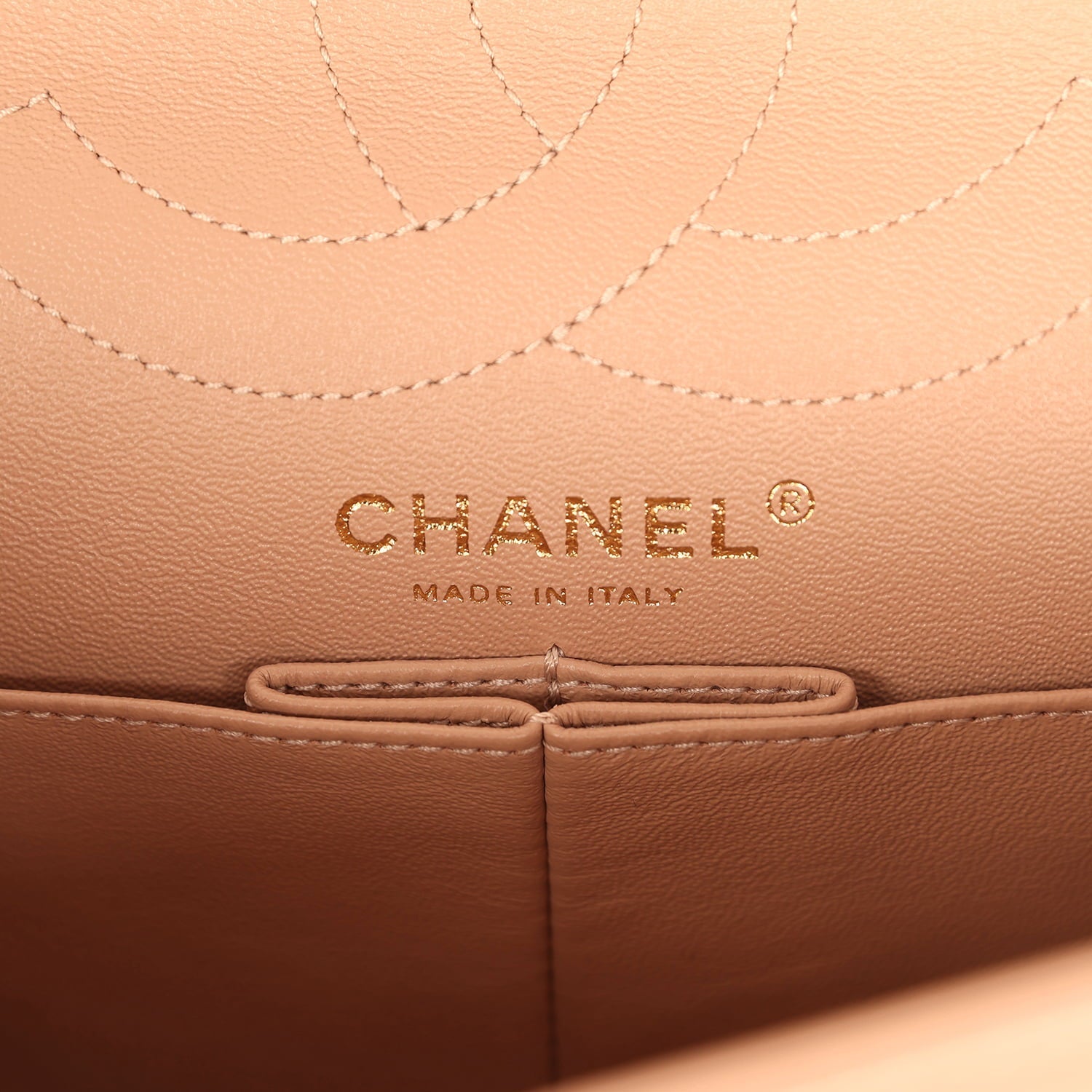 Medium Chevron Reissue 226 2.55 Double Flap Bag Beige Aged Calfskin Antique Gold Hardware