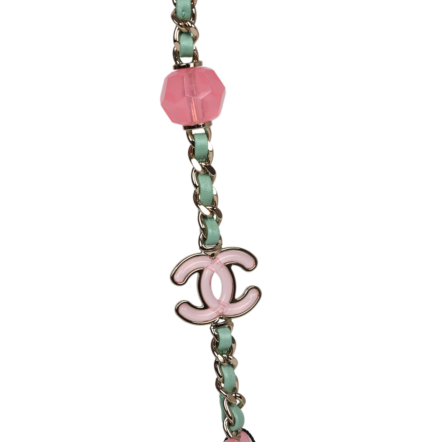 Candy Heart Mini Flap Bag Turquoise Lambskin Enamel and Light Gold Hardware