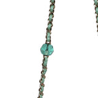 Candy Heart Mini Flap Bag Turquoise Lambskin Enamel and Light Gold Hardware