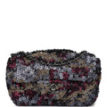 Limited Edition Extra Mini Flap Bag Multicolor Sequin Ruthenium Hardware