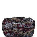 Limited Edition Extra Mini Flap Bag Multicolor Sequin Ruthenium Hardware