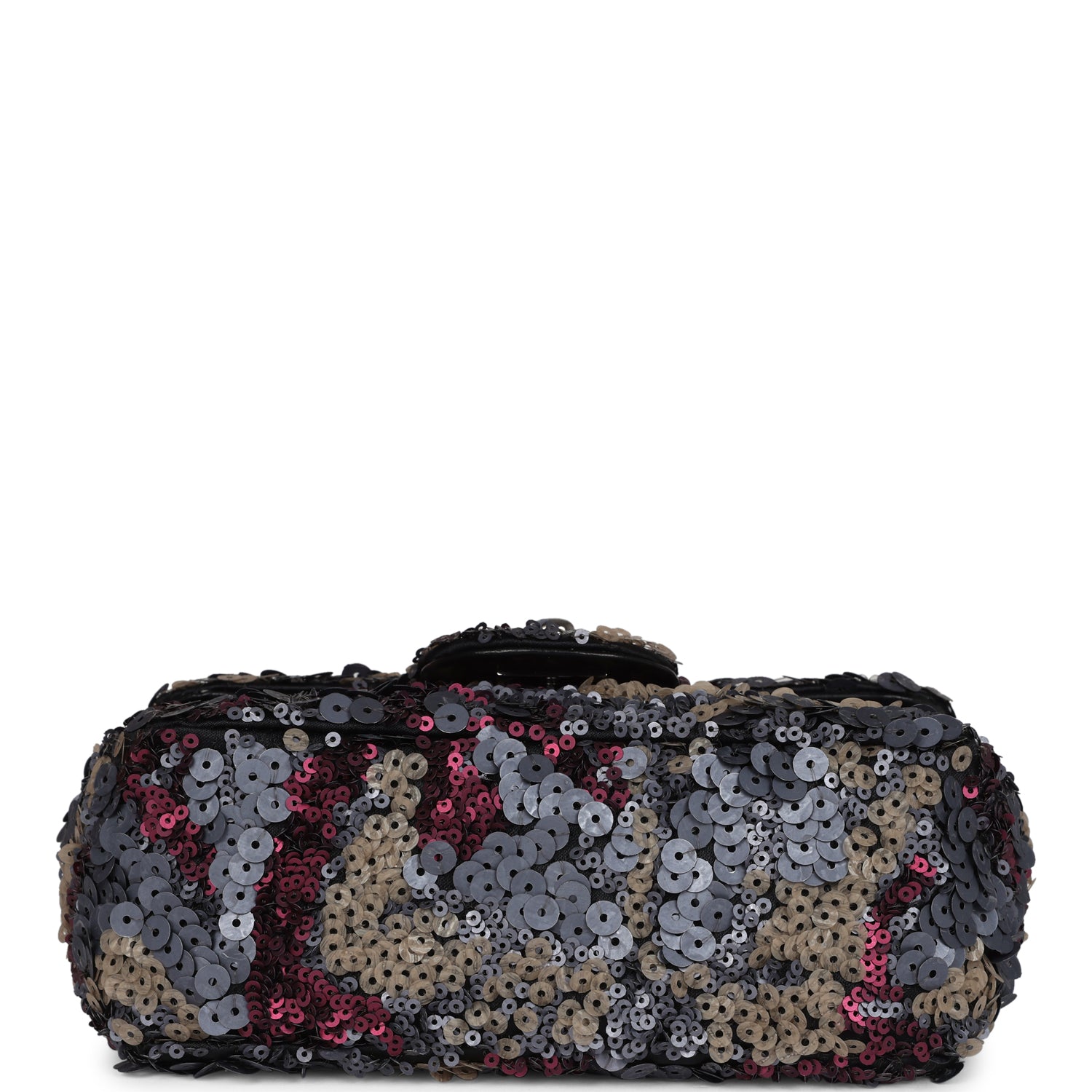 Limited Edition Extra Mini Flap Bag Multicolor Sequin Ruthenium Hardware