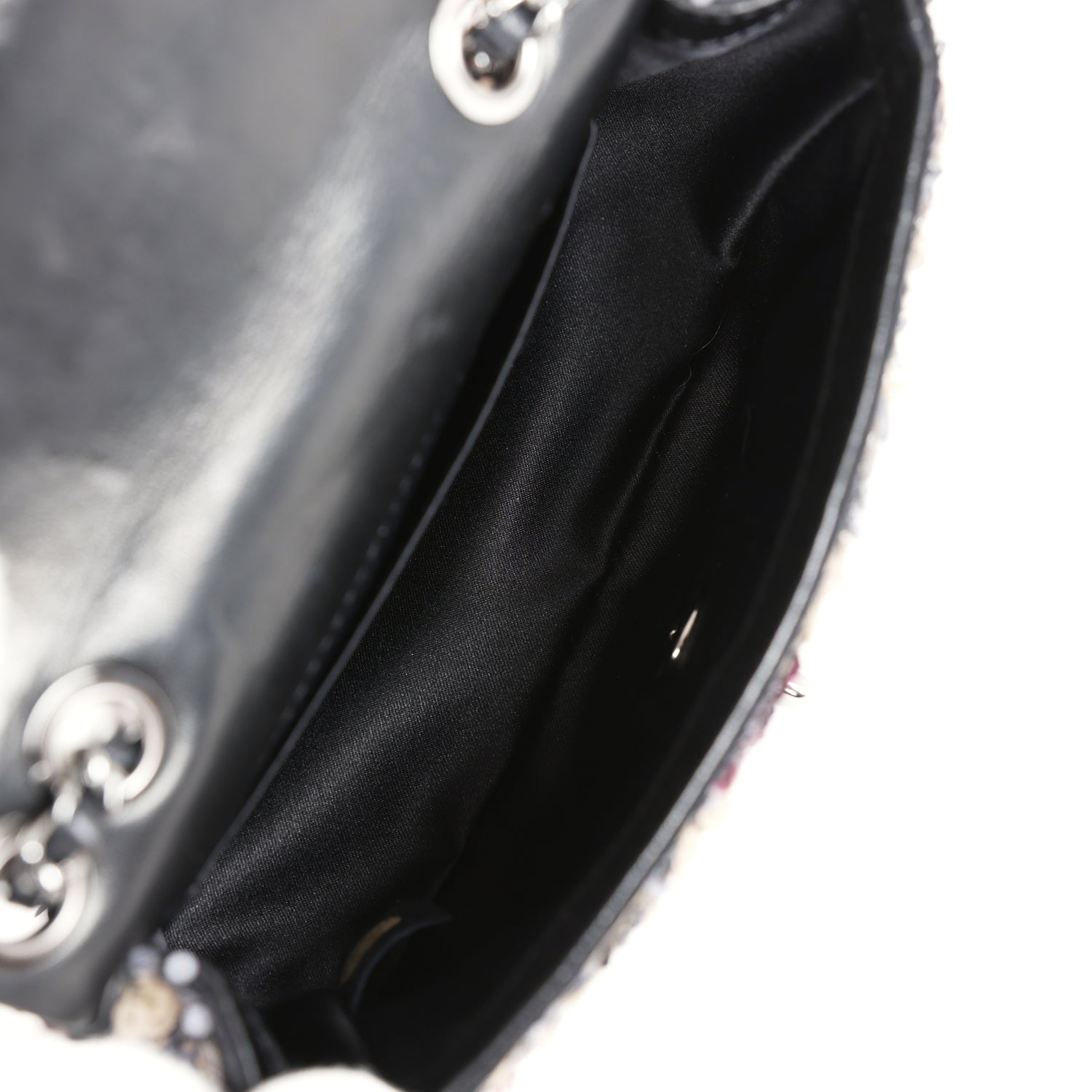 Limited Edition Extra Mini Flap Bag Multicolor Sequin Ruthenium Hardware