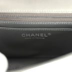 Mini Classic Rectangular Flap Bag Dark Silver Calfskin Ruthenium Hardware