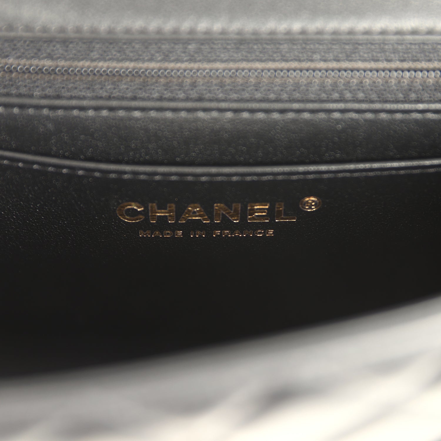 Mini Classic Rectangular Flap Bag Black Lambskin Light Gold Hardware