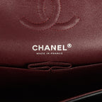 Small Classic Double Flap Bag Black Lambskin Silver Hardware