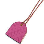 Vintage Set of Two Mini Bucket Bag & Oval Handbag Pink and Black Raffia Gold Hardware