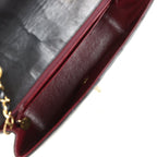 Vintage Small Diana Flap Bag Black Lambskin Gold Hardware