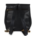 Vintage Medium CC Backpack Black Caviar Gold Hardware