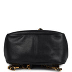 Vintage Medium CC Backpack Black Caviar Gold Hardware