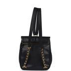 Vintage Medium CC Backpack Black Caviar Gold Hardware