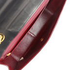 Vintage Jumbo Classic Mademoiselle Vertical Flap Black Lambskin Gold Hardware