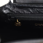 Vintage Large Kelly Black Caviar Gold Hardware