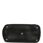 Vintage Large Cambon Ligne Tote Black Calfskin Silver Hardware