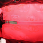 Vintage Large Cambon Ligne Tote Black Calfskin Silver Hardware