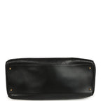 Vintage XL Supermodel Tote Bag Black Calfskin Gold Hardware