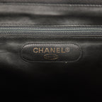 Vintage XL Supermodel Tote Bag Black Calfskin Gold Hardware