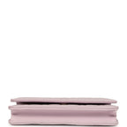 Wallet On Chain WOC Lilac Shiny Caviar Light Gold Hardware