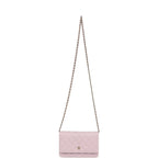 Wallet On Chain WOC Lilac Shiny Caviar Light Gold Hardware