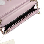 Wallet On Chain WOC Lilac Shiny Caviar Light Gold Hardware