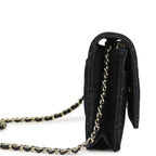 Wallet On Chain WOC Dark Blue Denim Light Gold Hardware