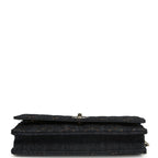 Wallet On Chain WOC Dark Blue Denim Light Gold Hardware