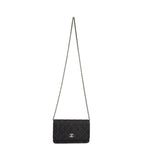Wallet On Chain WOC Dark Blue Denim Light Gold Hardware