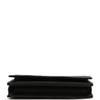 Wallet On Chain WOC Black Caviar Silver Hardware