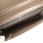 Wallet On Chain WOC Silver and Brown Aged Python Antique Silver Hardware
