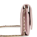 Wallet On Chain WOC Light Pink Caviar Light Gold Hardware