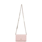Wallet On Chain WOC Light Pink Caviar Light Gold Hardware