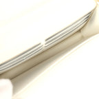 Wallet On Chain WOC White Shiny Caviar Light Gold Hardware