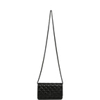 Classic Wallet On Chain WOC SO Black Lambskin Black Hardware