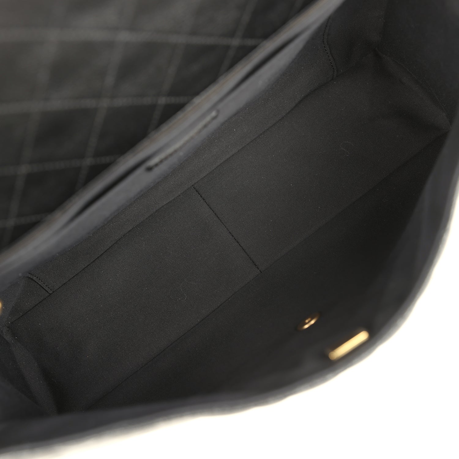 XXL Classic Single Travel Flap Bag Black Shiny Aged Calfskin Brushed Gold Hardware