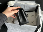 Classic Flap Large Mini Black Caviar Light Gold Hardware