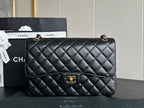 Classic Flap Jumbo Black Caviar Gold Hardware