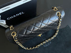 Classic Flap Jumbo Black Caviar Gold Hardware