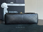 Classic Flap Jumbo Black Caviar Gold Hardware